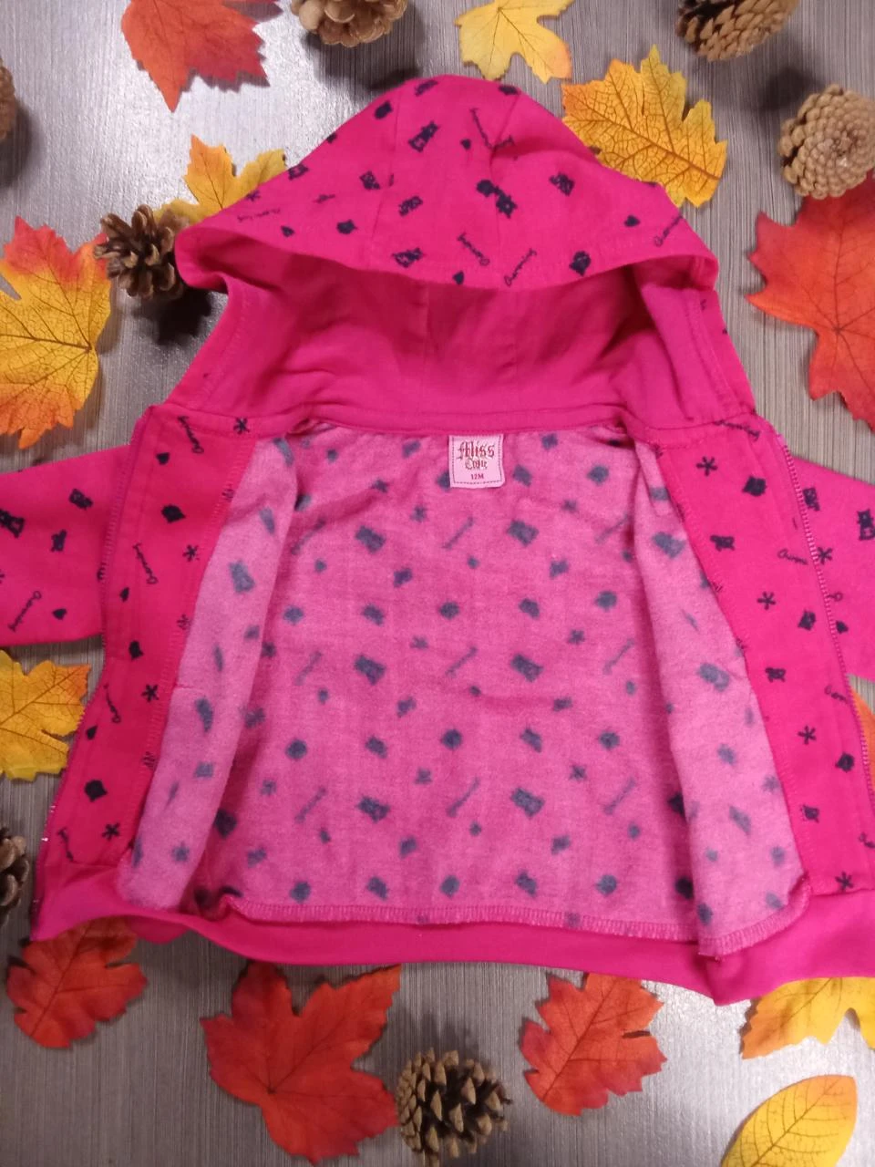 Jolie veste à capuche Miss Cutie 12 mois – photo 6